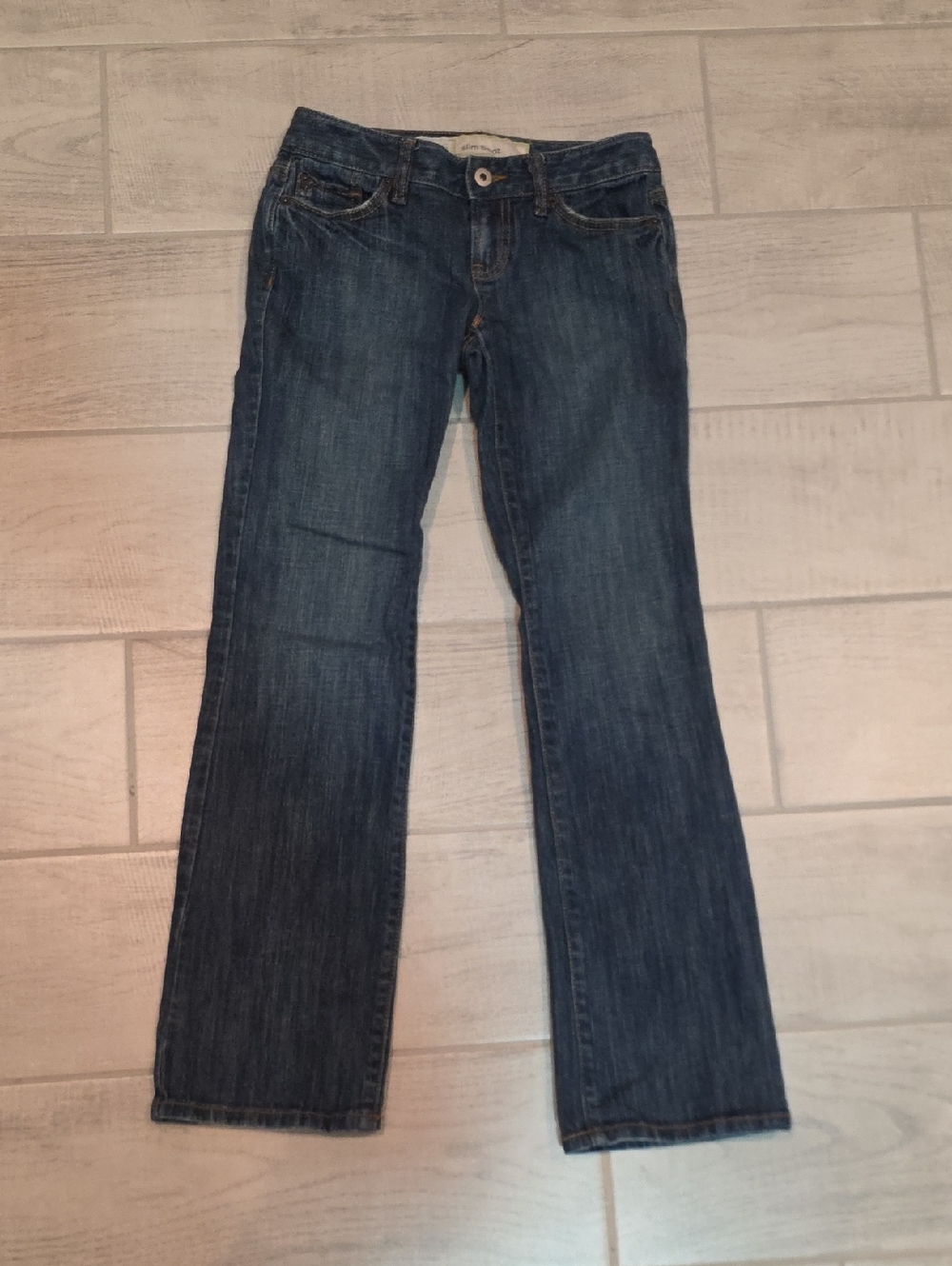 LOFT Slim Boot Women's Size 00 P Dark Wash Stretch Jeans